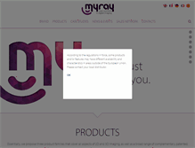 Tablet Screenshot of myray.it
